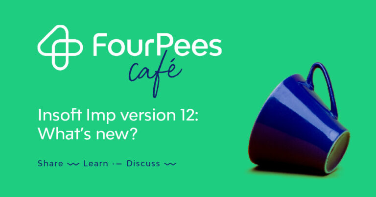 Four Pees Café - Imp v12 what's new