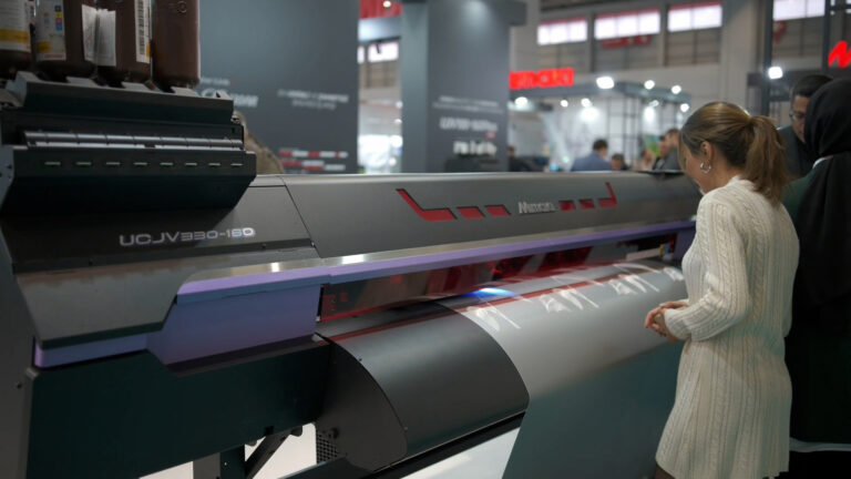 Mimaki UCJV330-160 at a show